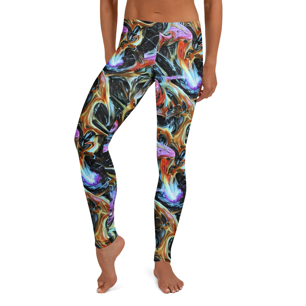 Galactic Spill on Leggings — Front