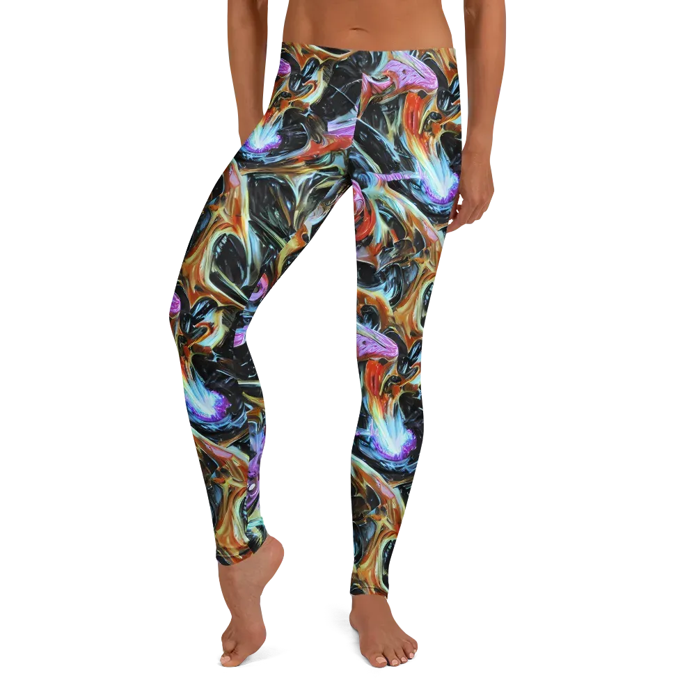 Galactic Spill on Leggings — Front