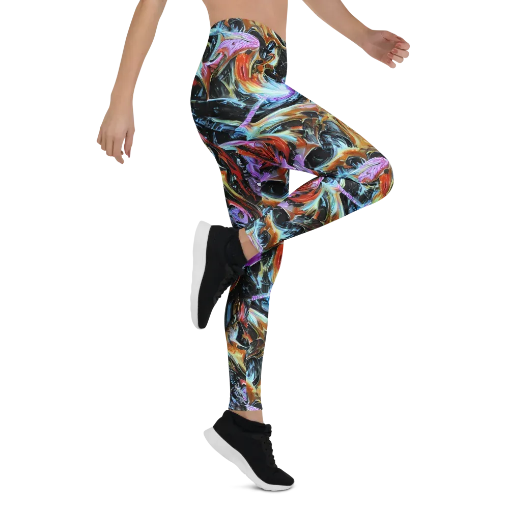 Galactic Spill on Leggings — Right