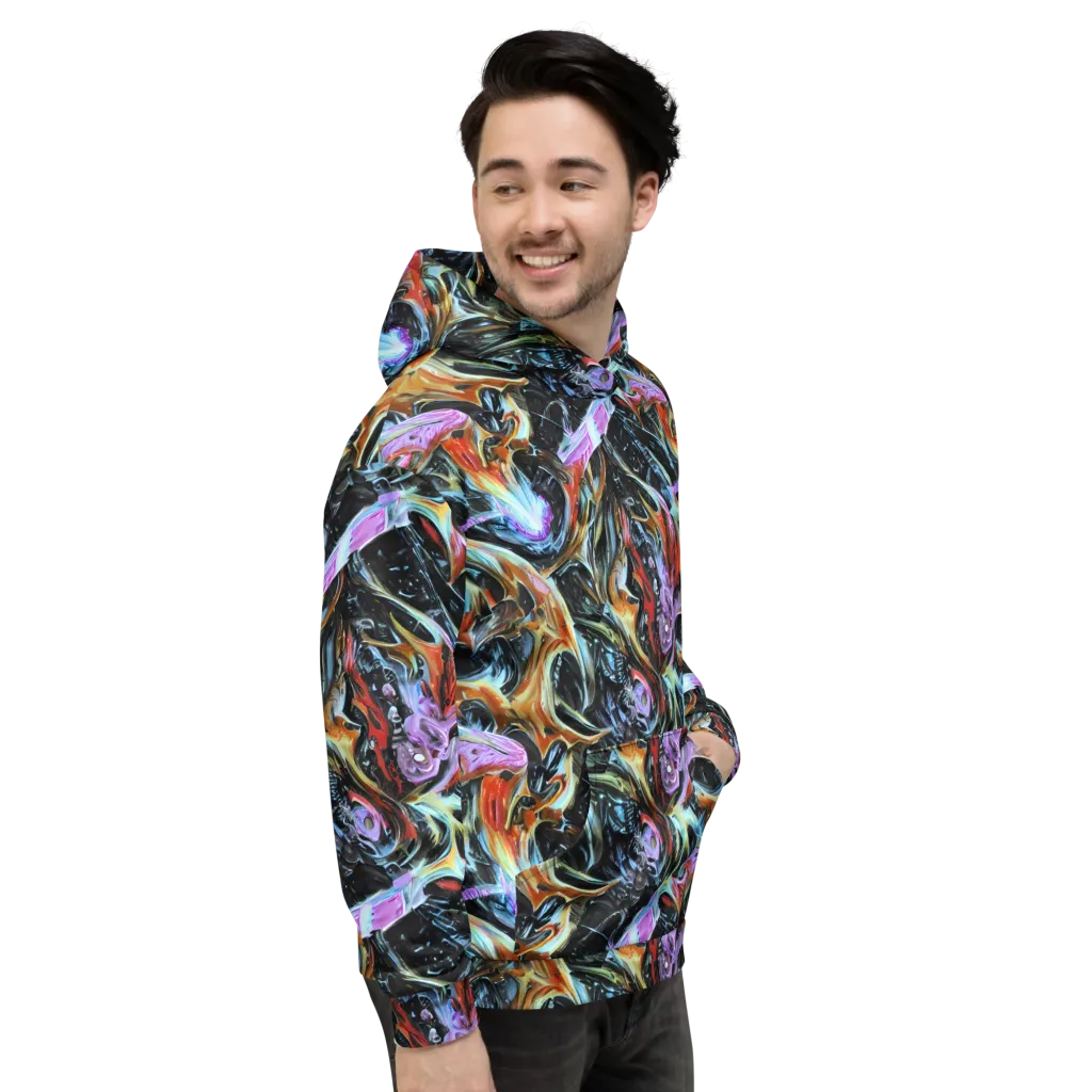Galactic Spill on Hoodie — Right