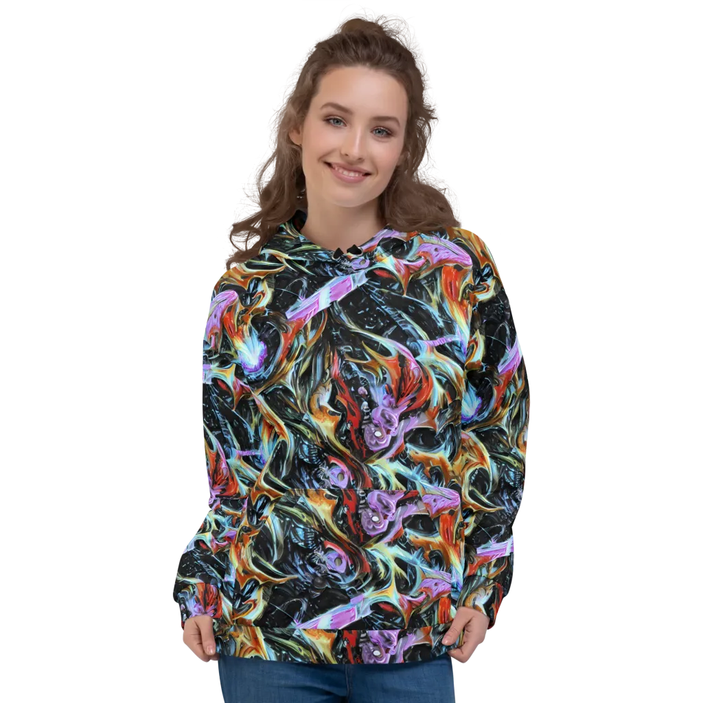Galactic Spill on Hoodie — Front