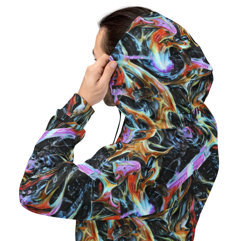 Galactic Spill on Hoodie — Back