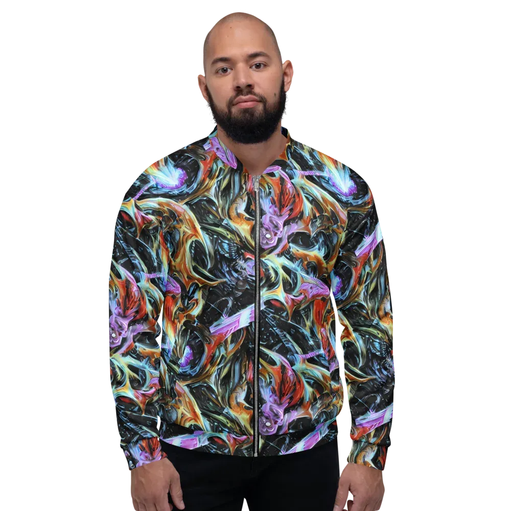 Galactic Spill on Bomber Jacket — Front