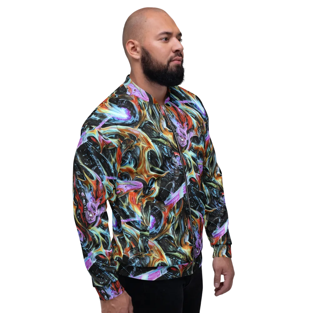 Galactic Spill on Bomber Jacket — Right