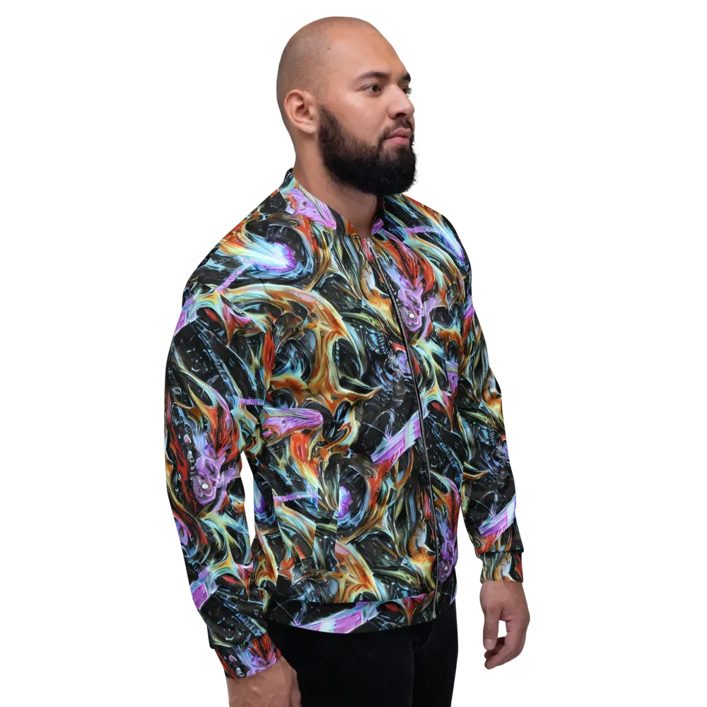 Galactic Spill on Bomber Jacket — Right