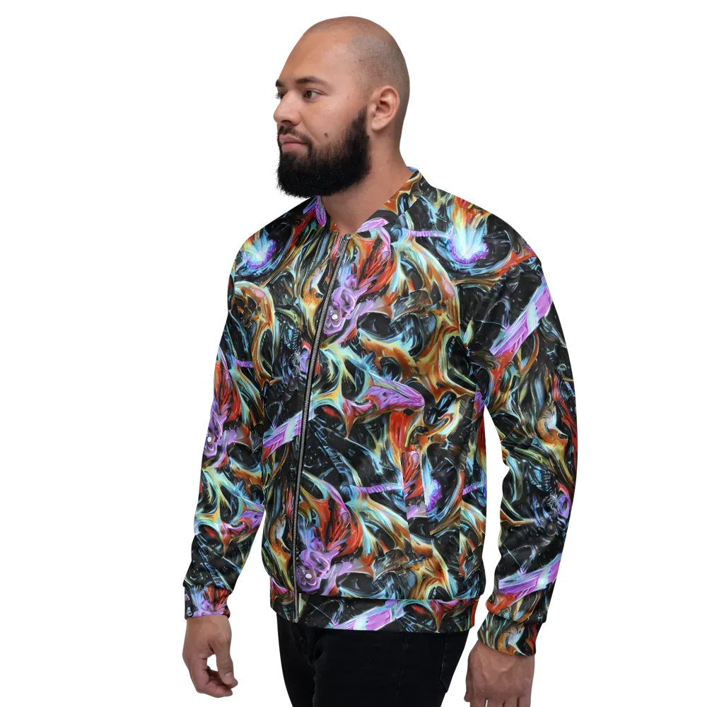 Galactic Spill on Bomber Jacket — Left
