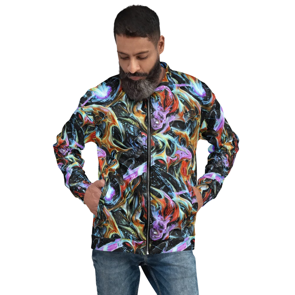 Galactic Spill on Bomber Jacket — Front