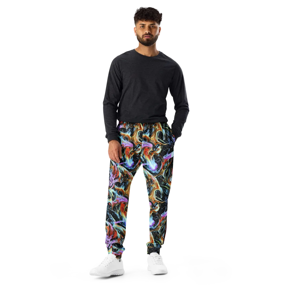 Galactic Spill on Men's Joggers — Front