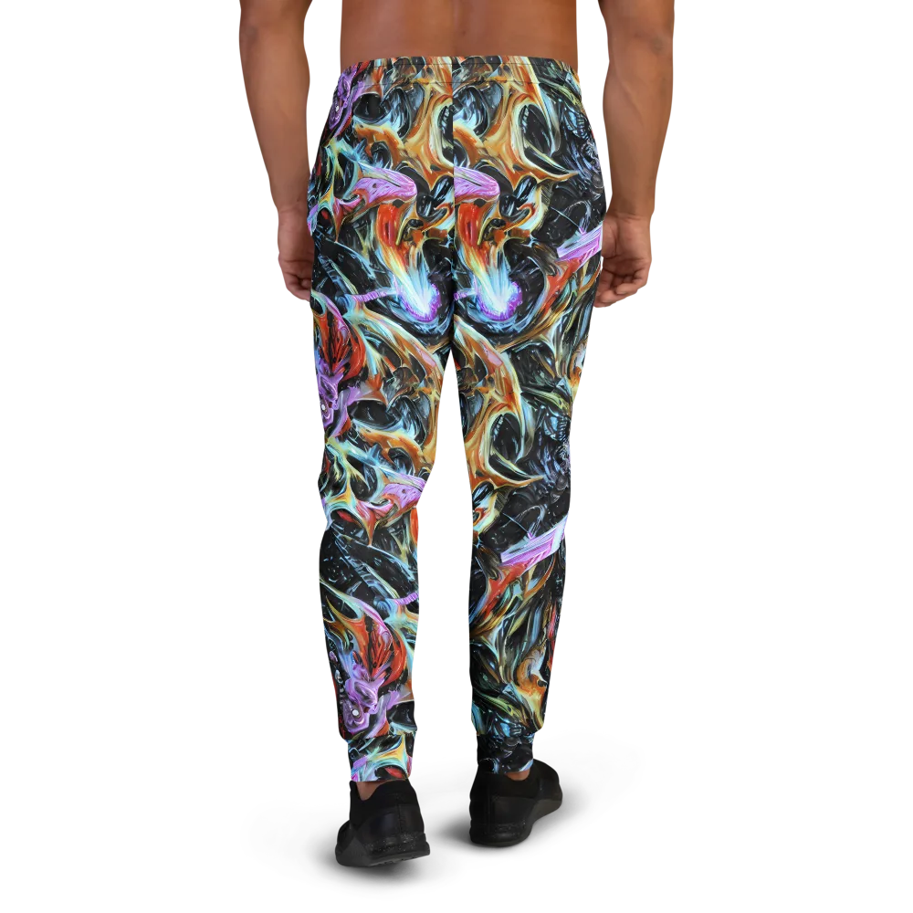 Galactic Spill on Men's Joggers — Back