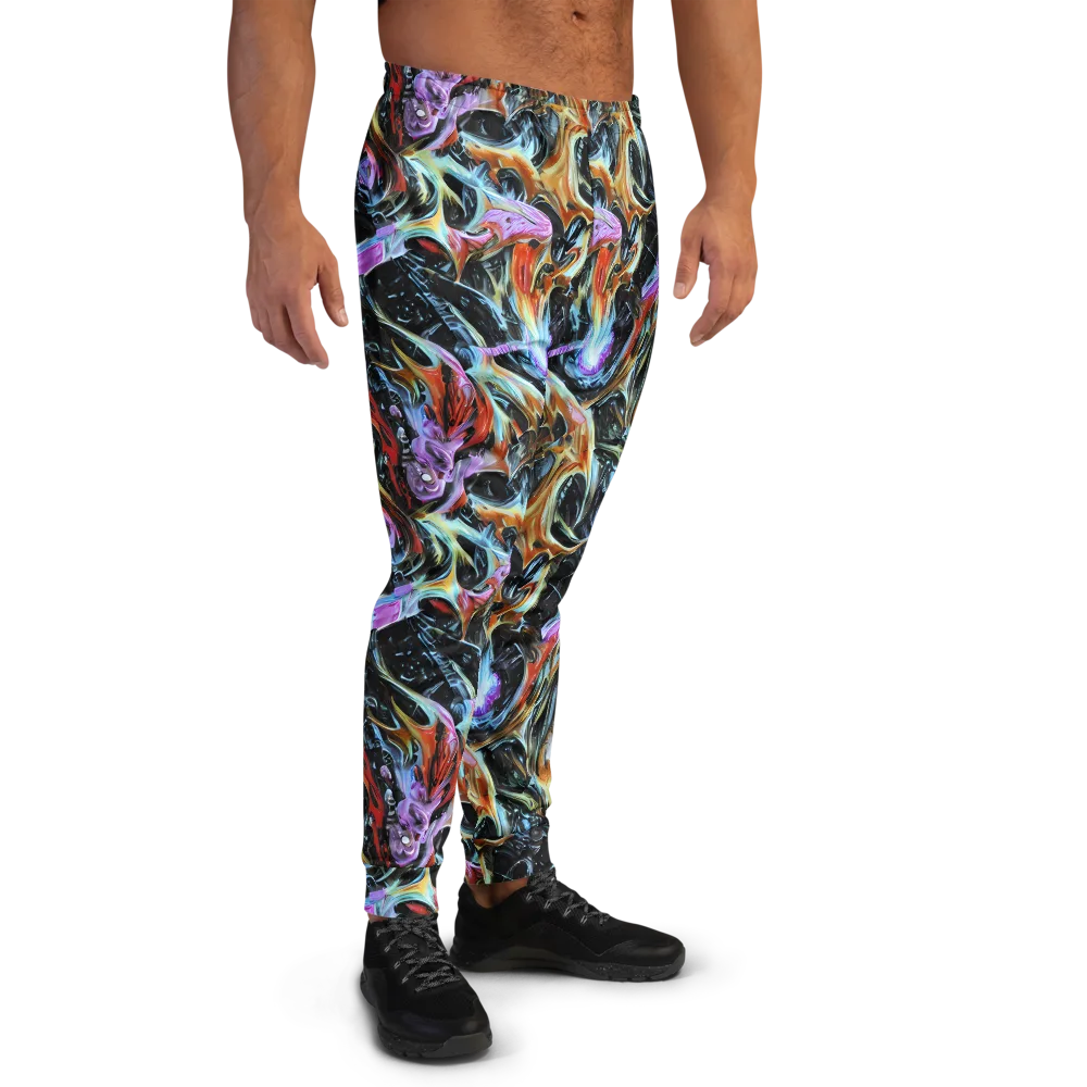 Galactic Spill on Men's Joggers — Right