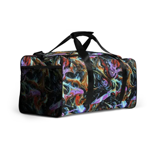 Galactic Spill on a Duffle Bag