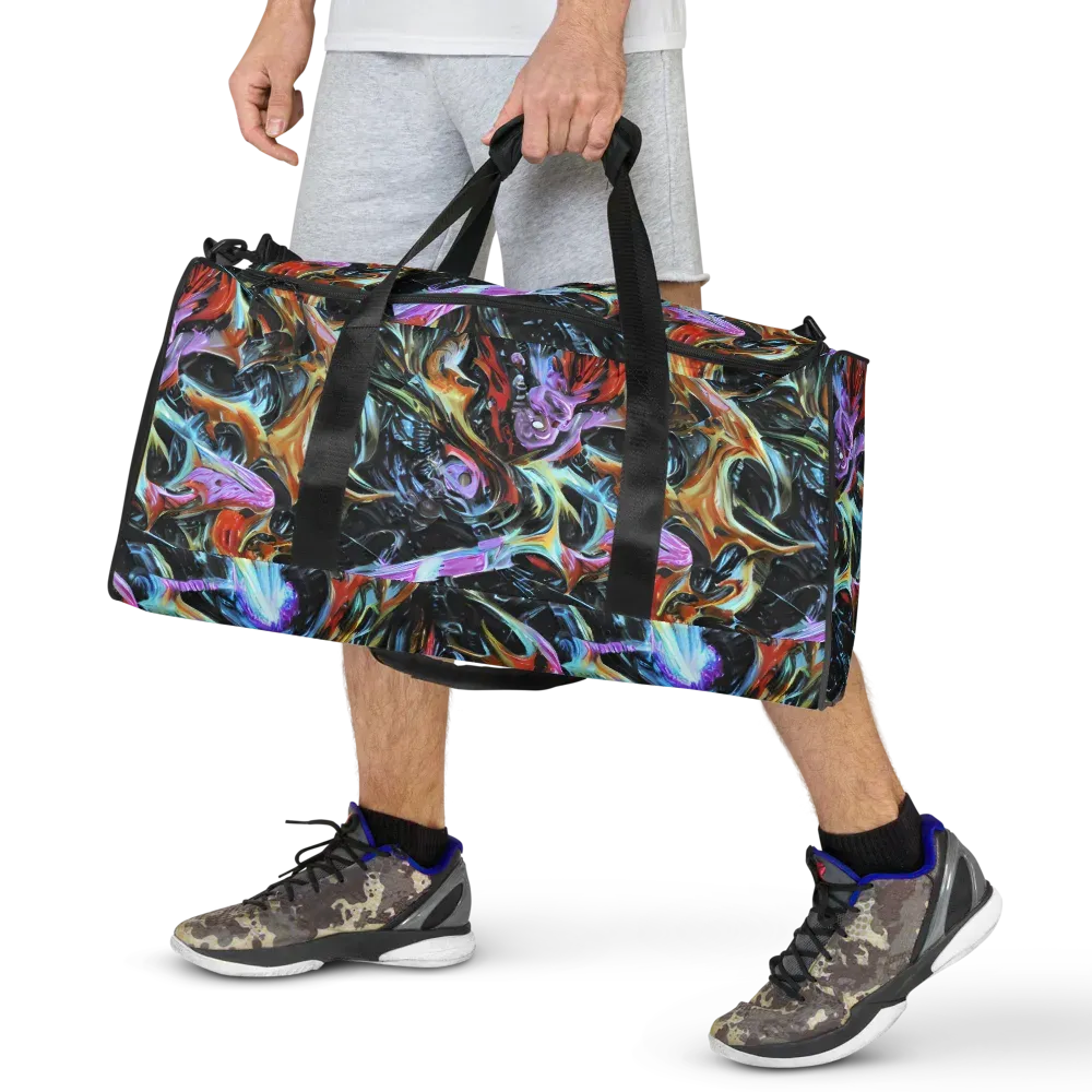 Galactic Spill on Duffle Bag — Front