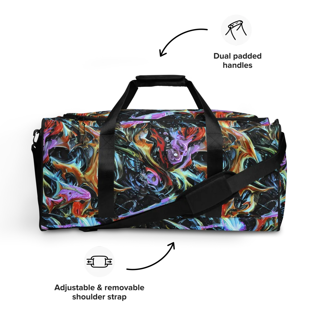 Galactic Spill on Duffle Bag — Front