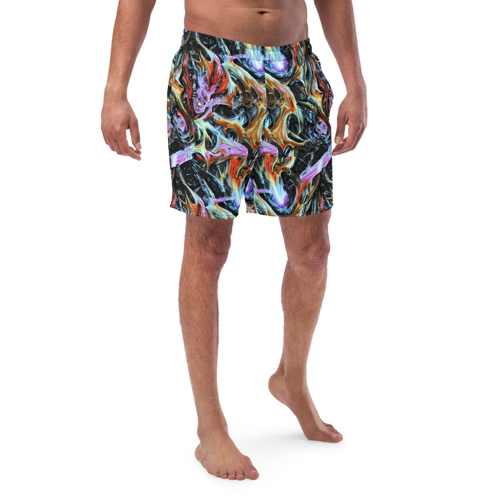 Galactic Spill on Swim Trunks — Front