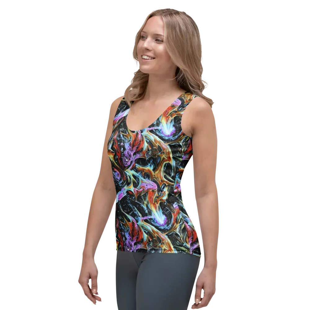 Galactic Spill on Women's Tank Top — Left Front