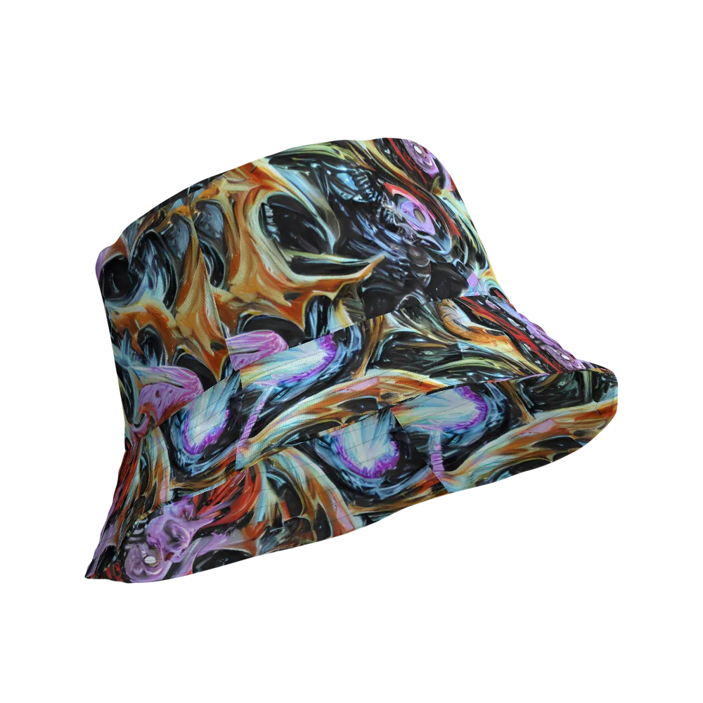Galactic Spill on Reversible Bucket Hat — Product details Outside