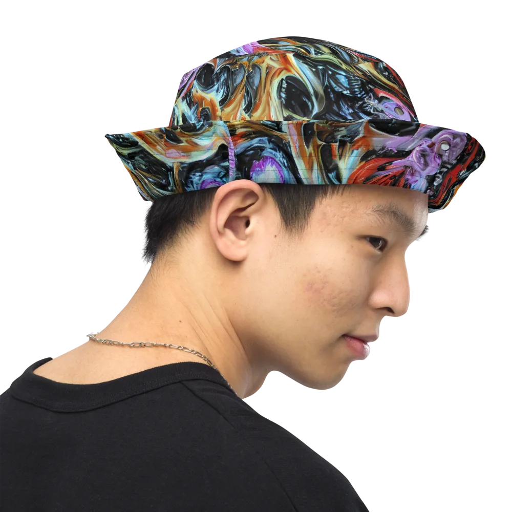 Galactic Spill on Reversible Bucket Hat — Right Outside