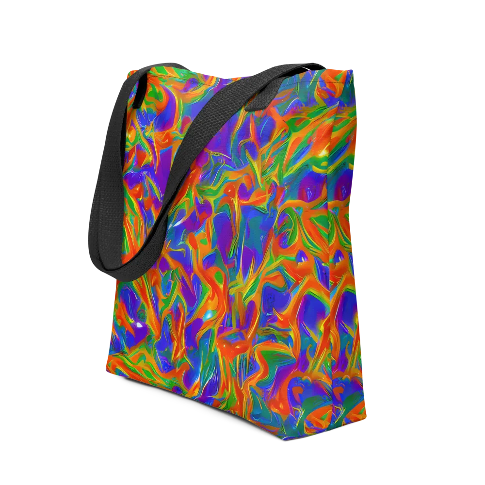 Blue Ember Ribbons on Tote Bag — Front
