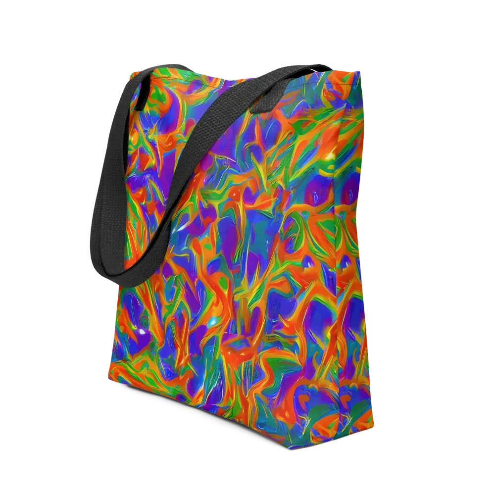 Blue Ember Ribbons on Tote Bag — Front