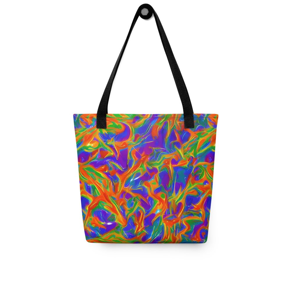 Blue Ember Ribbons on Tote Bag — Front