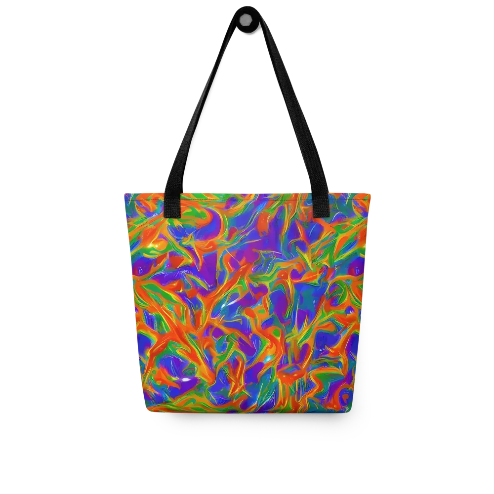 Blue Ember Ribbons on Tote Bag — Front
