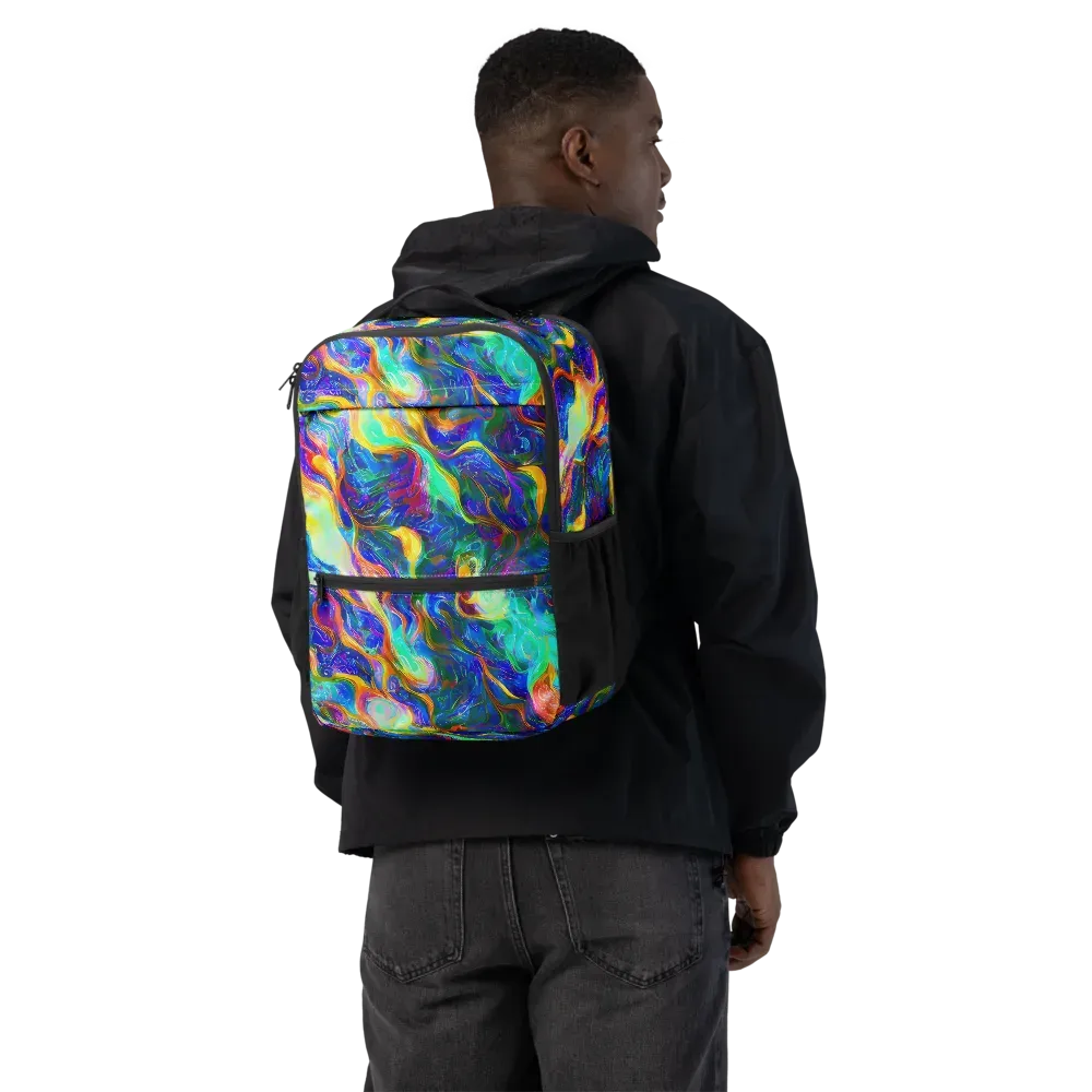 Mango Glasshouse on Utility Backpack — Back