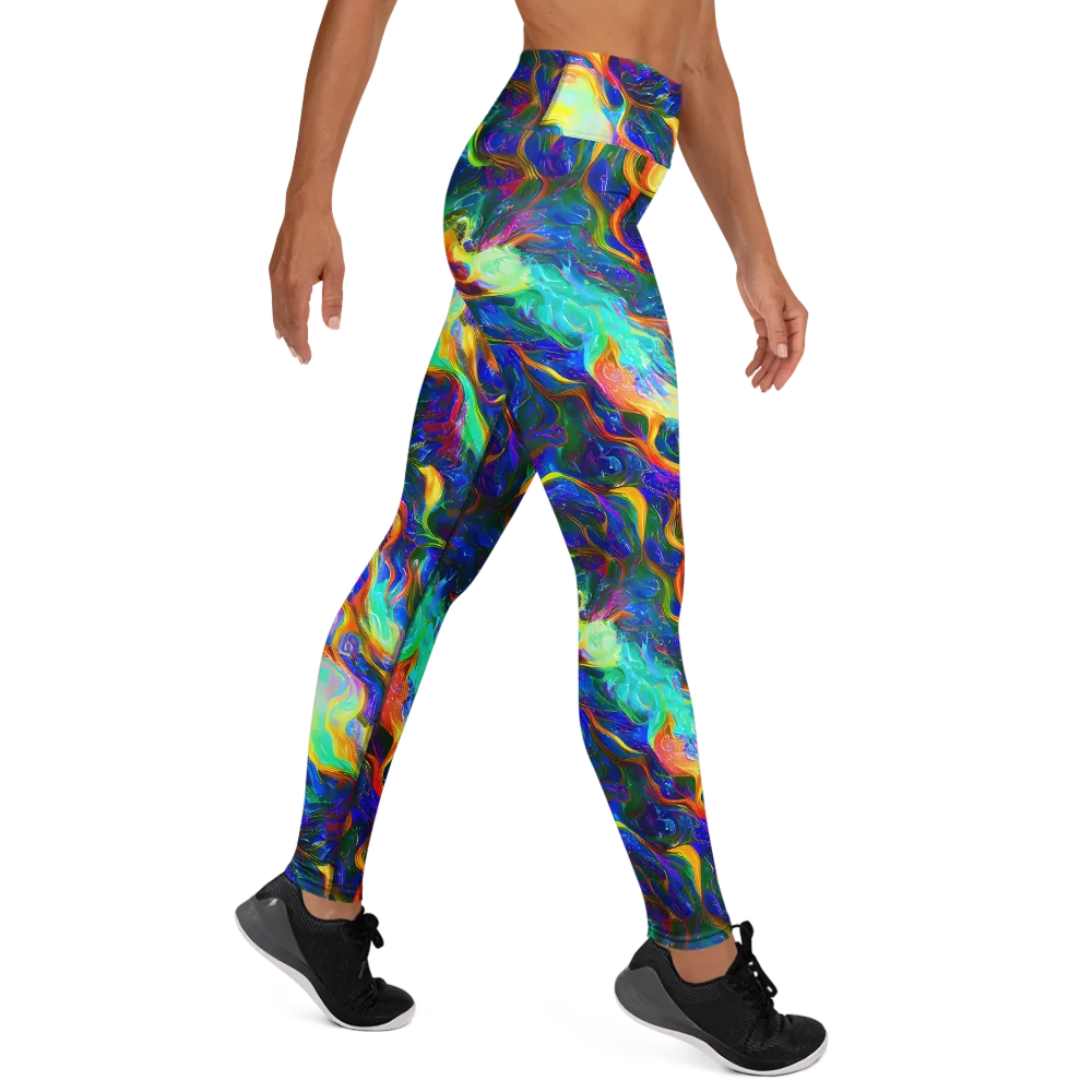 Mango Glasshouse on Yoga Leggings — Right