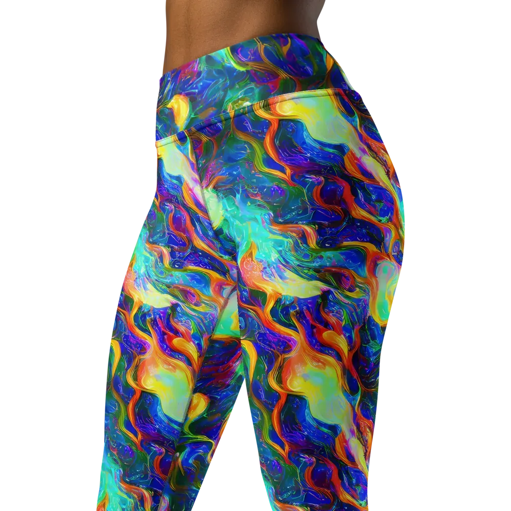 Mango Glasshouse on Yoga Leggings — Left Front