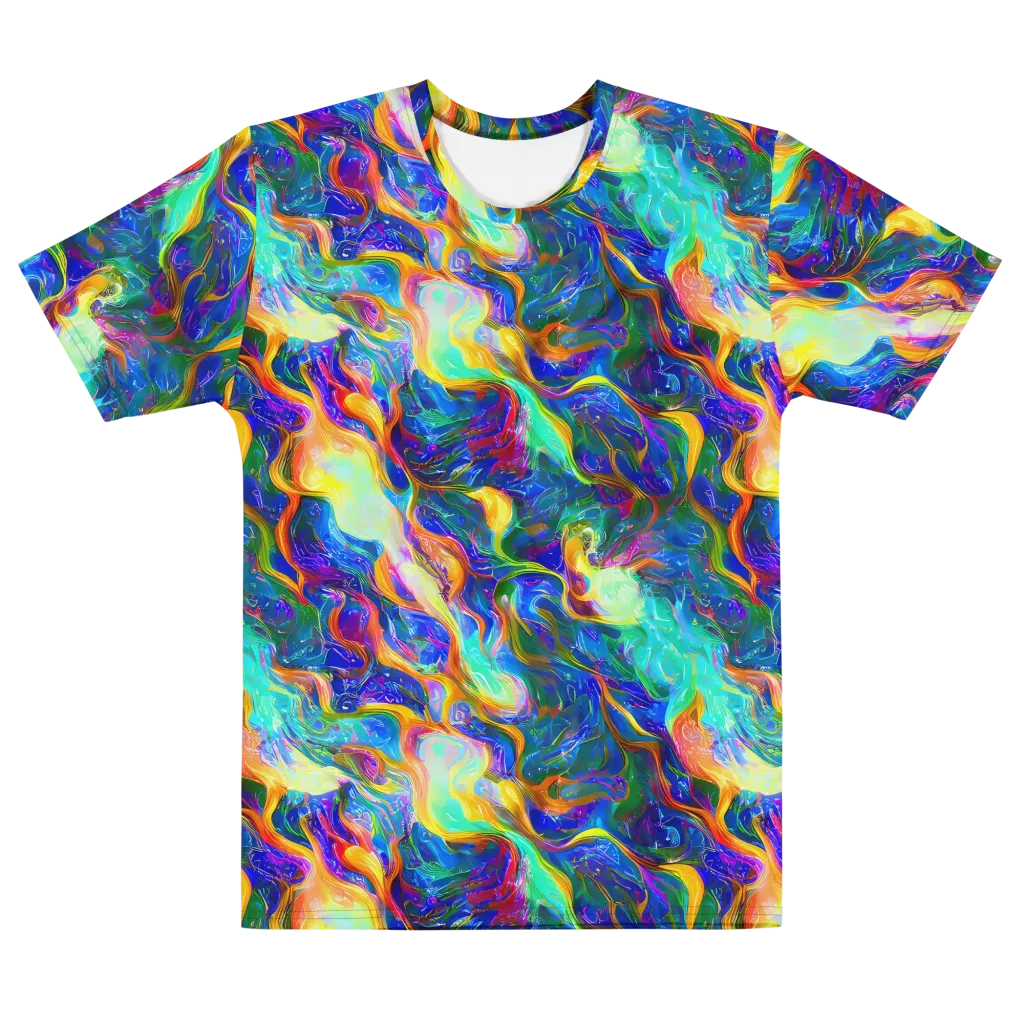 Mango Glasshouse on Men's Cotton Crew Neck T-Shirt — Front