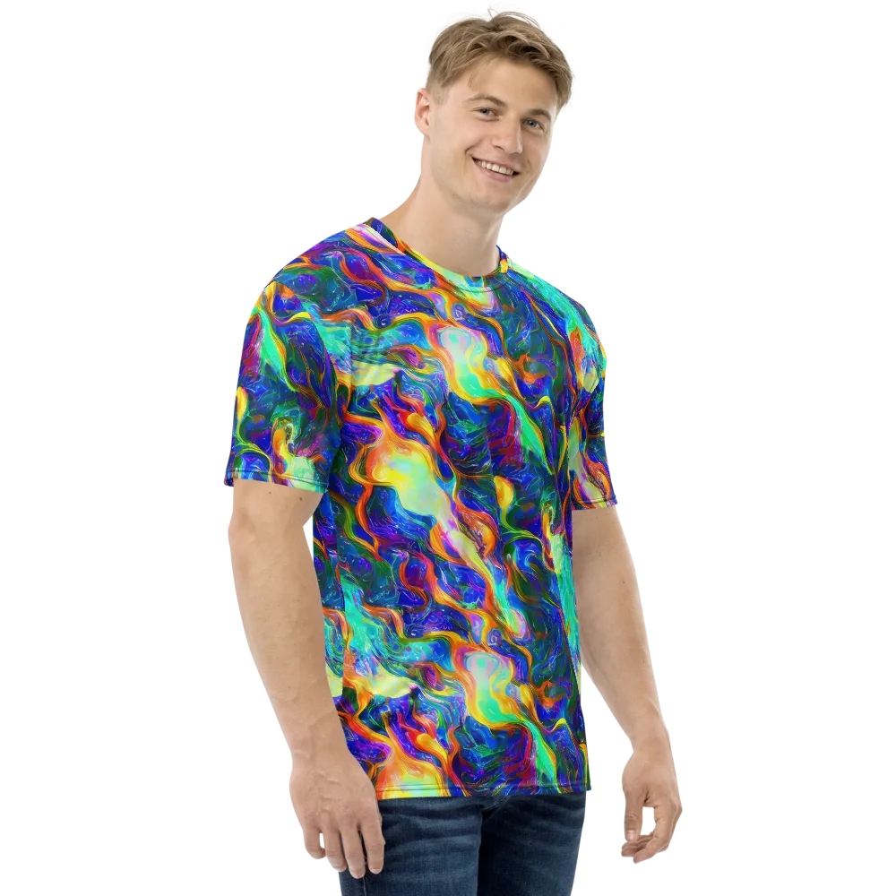 Mango Glasshouse on Men's Crew Neck T-Shirt — Right