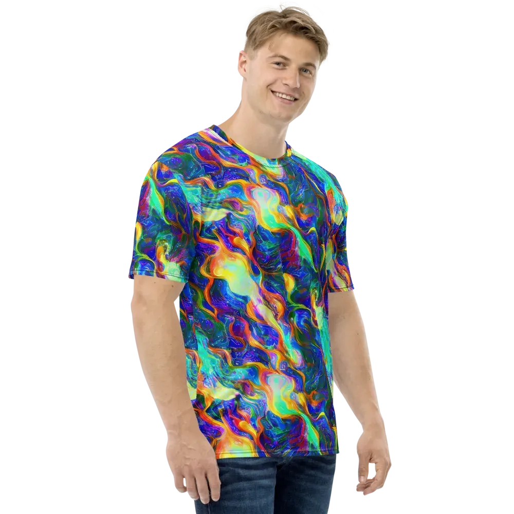 Mango Glasshouse on Men's Crew Neck T-Shirt — Right