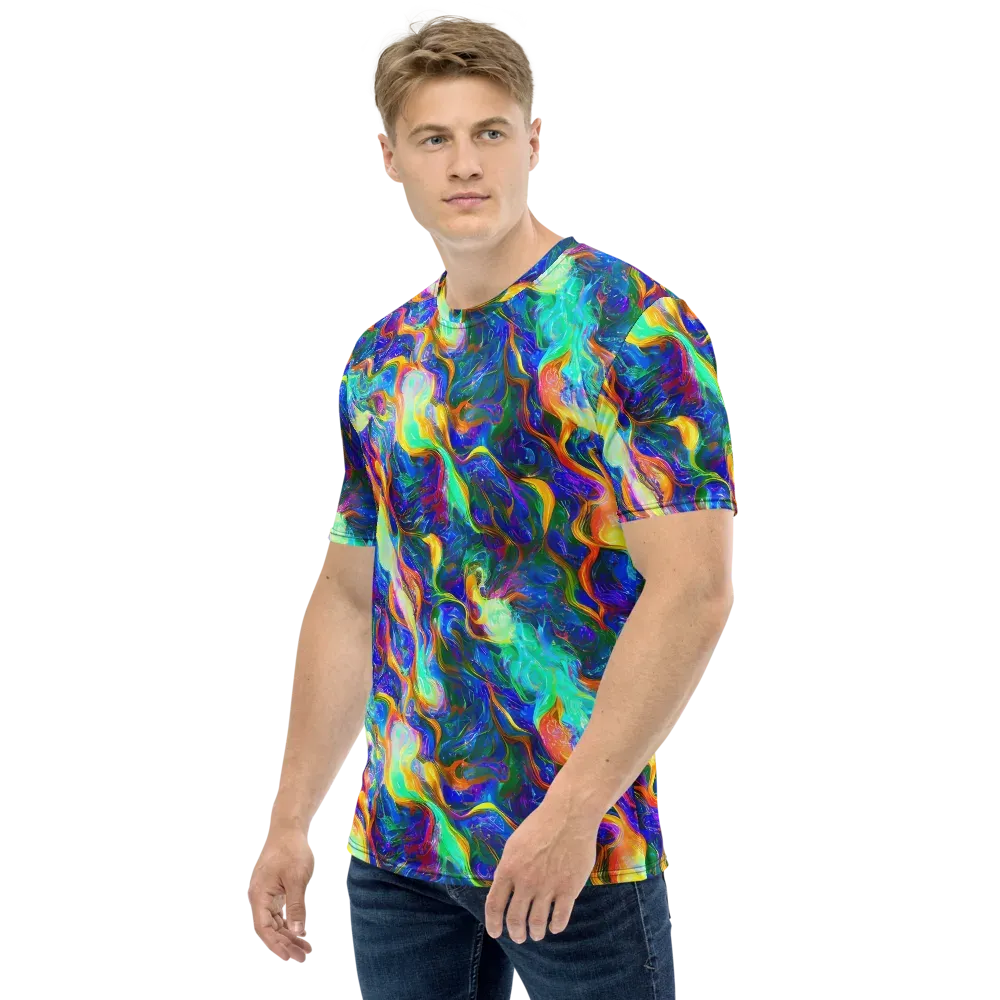 Mango Glasshouse on Men's Crew Neck T-Shirt — Left