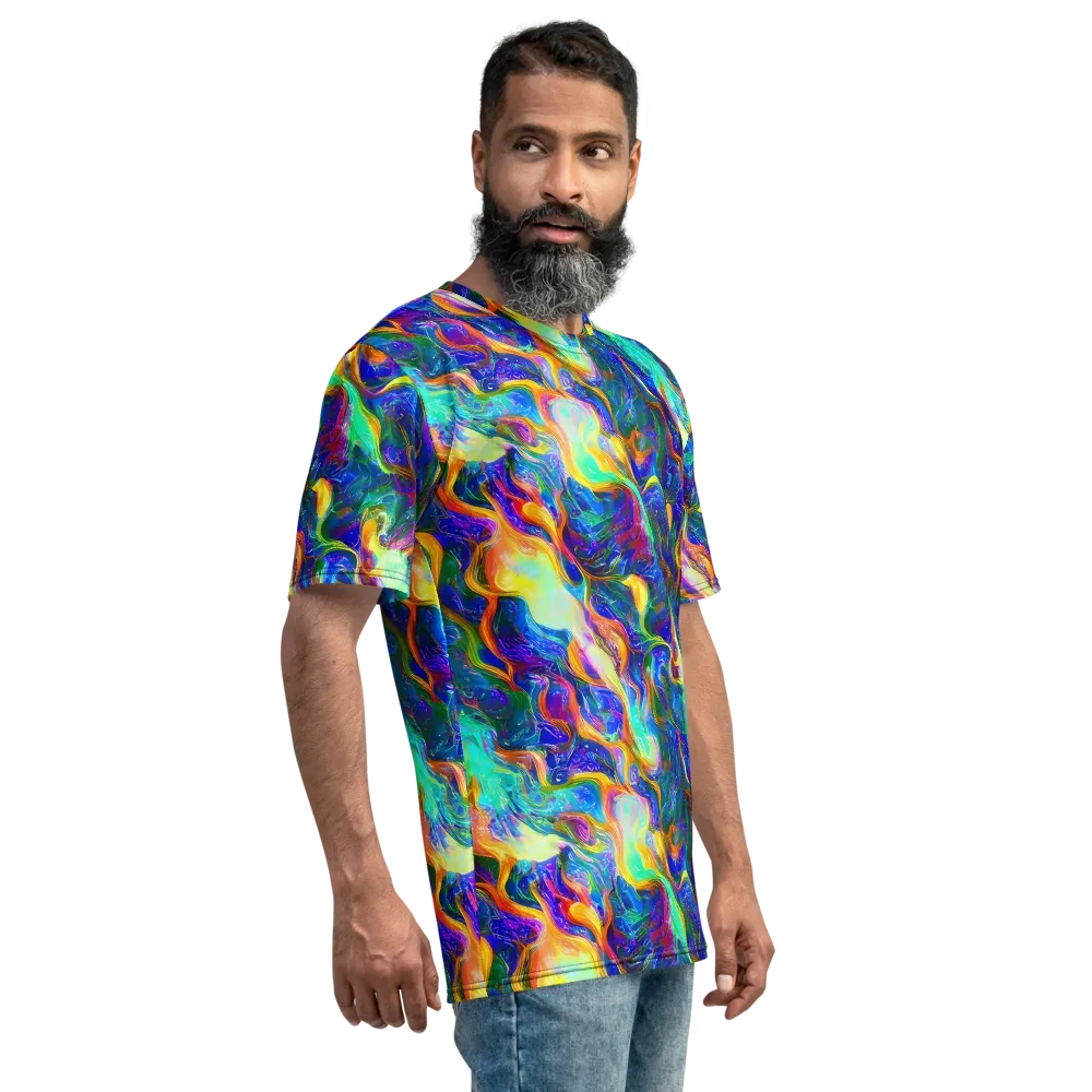 Mango Glasshouse on Men's Crew Neck T-Shirt — Right