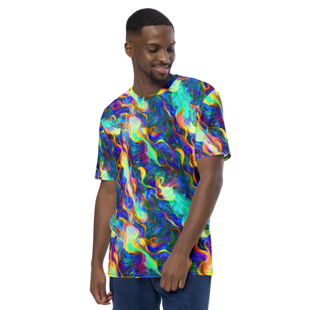 Mango Glasshouse on Men's Crew Neck T-Shirt — Left