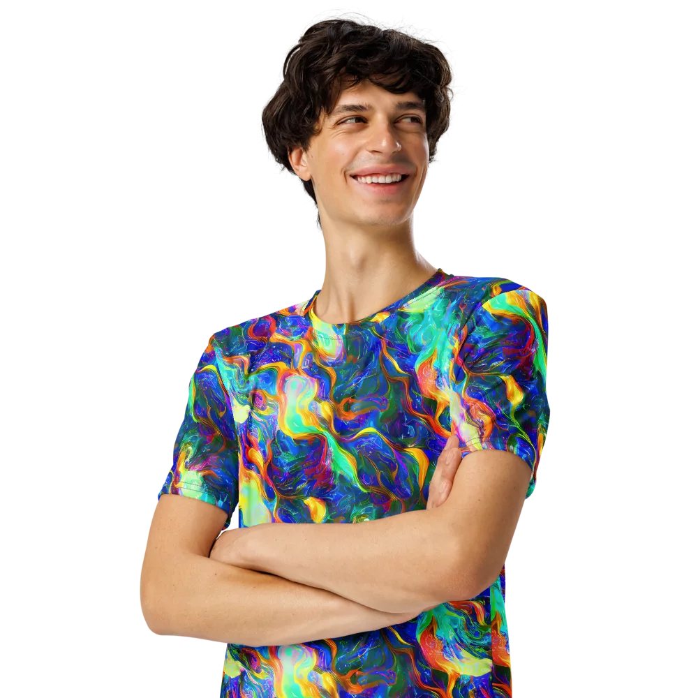 Mango Glasshouse on Men's Crew Neck T-Shirt — Left Front