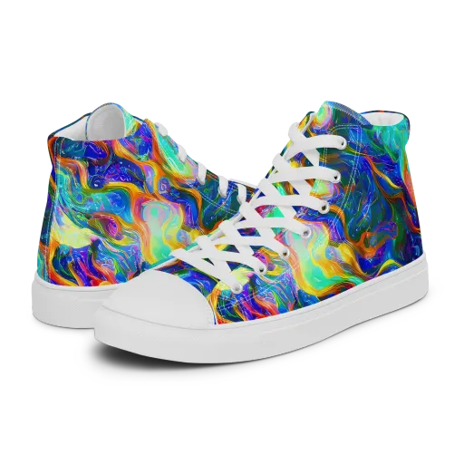 Mango Glasshouse on a Men's High Top Canvas Shoes