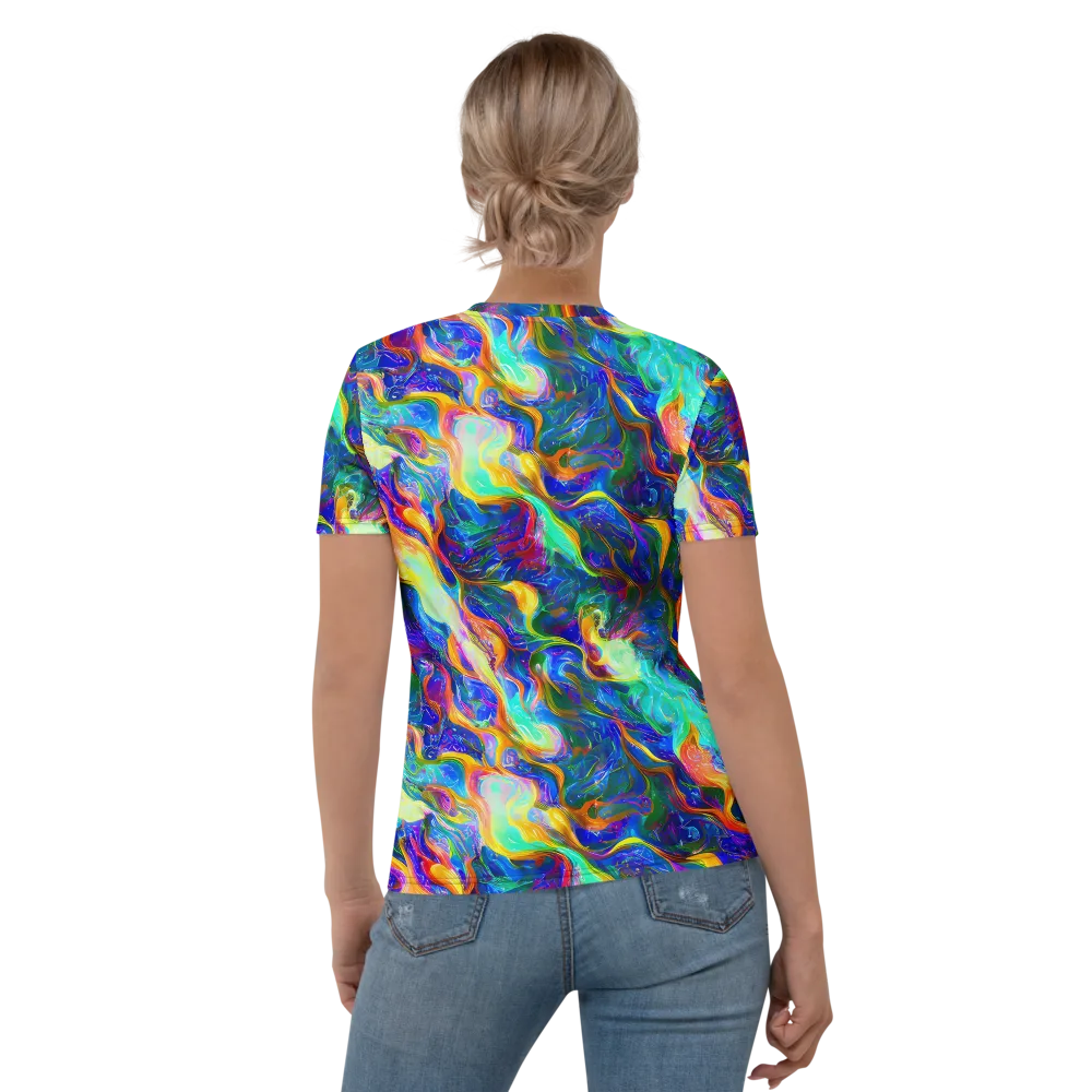Mango Glasshouse on Women's Crew Neck T-Shirt — Back