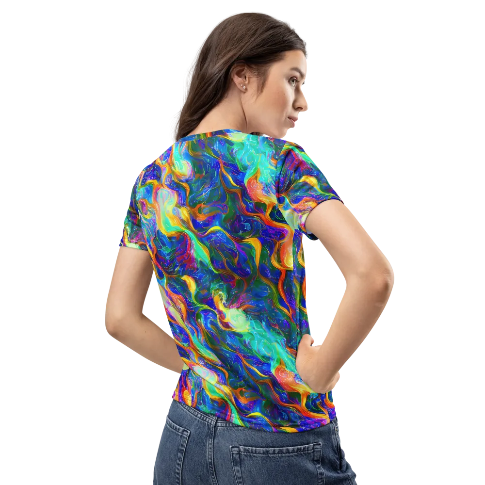 Mango Glasshouse on Women's Crew Neck T-Shirt — Back