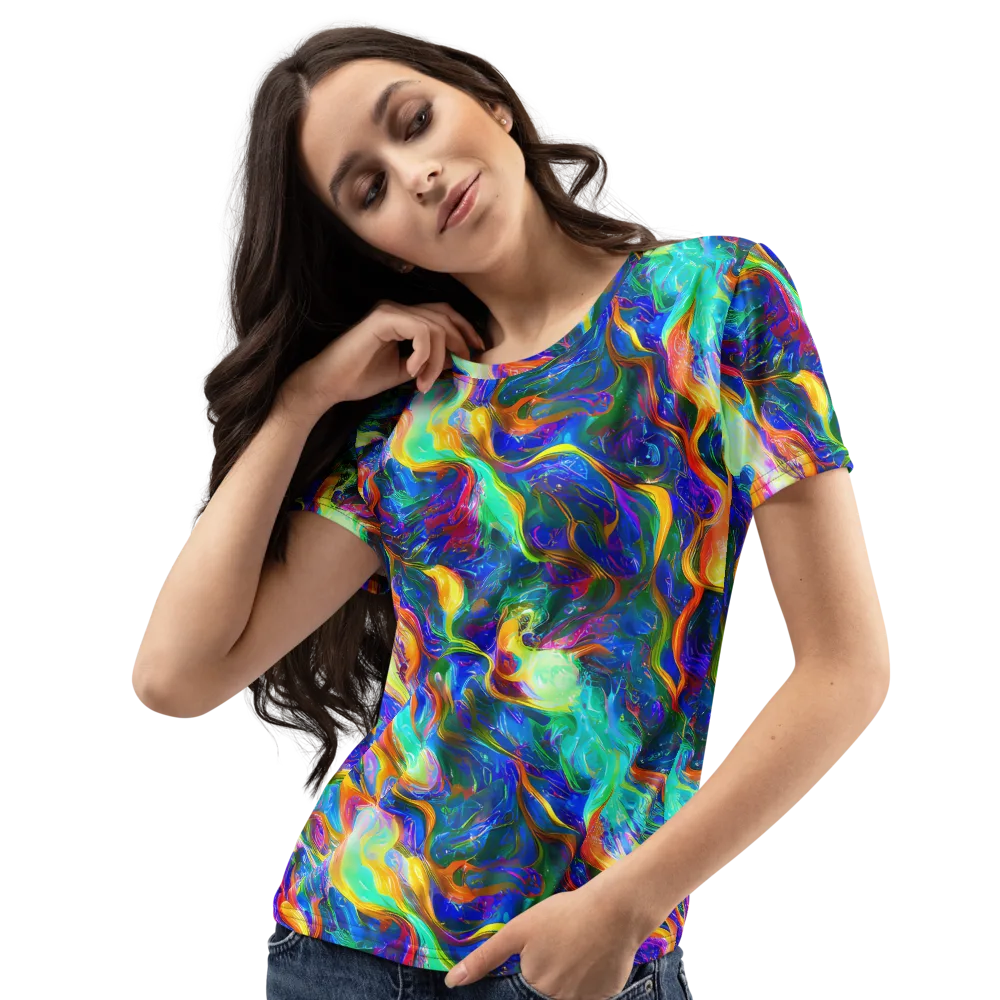 Mango Glasshouse on Women's Crew Neck T-Shirt — Left Front