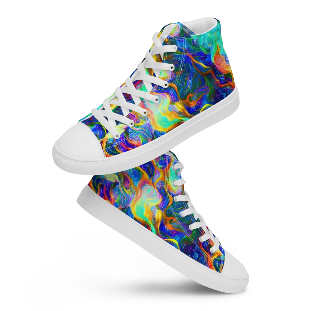 Mango Glasshouse on Women's High Top Canvas Shoes — Front