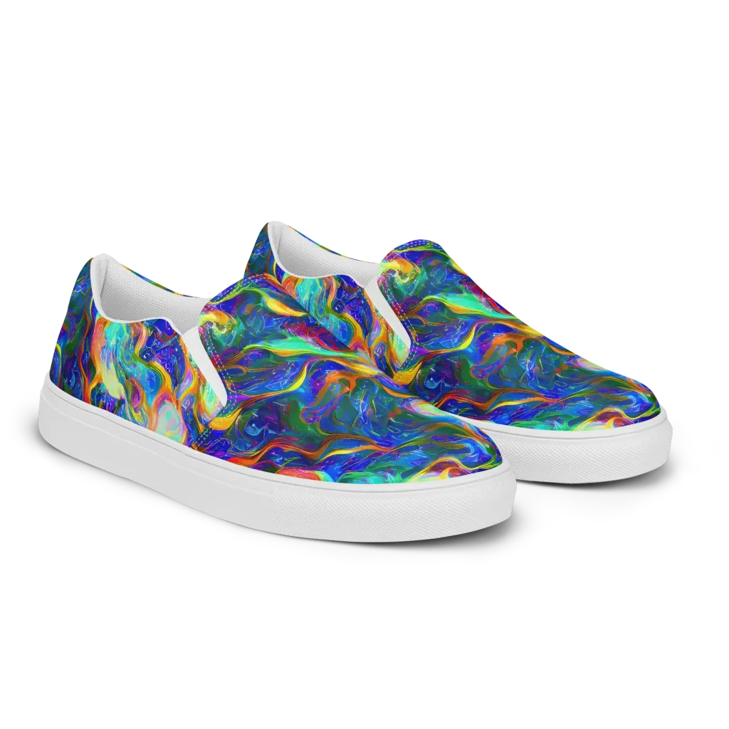 Mango Glasshouse on Men's Slip-On Canvas Shoes — Right Front