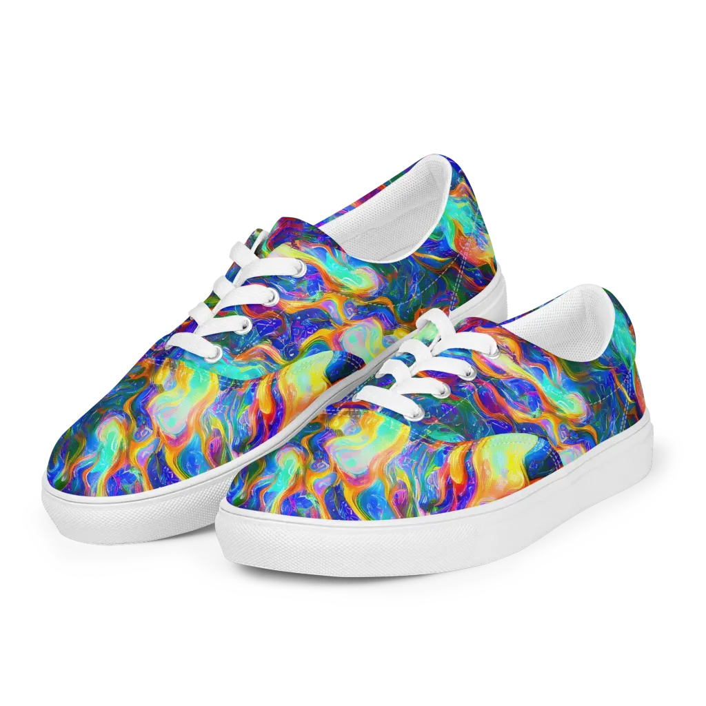 Mango Glasshouse on Men's Lace-Up Canvas Shoes — Left Front