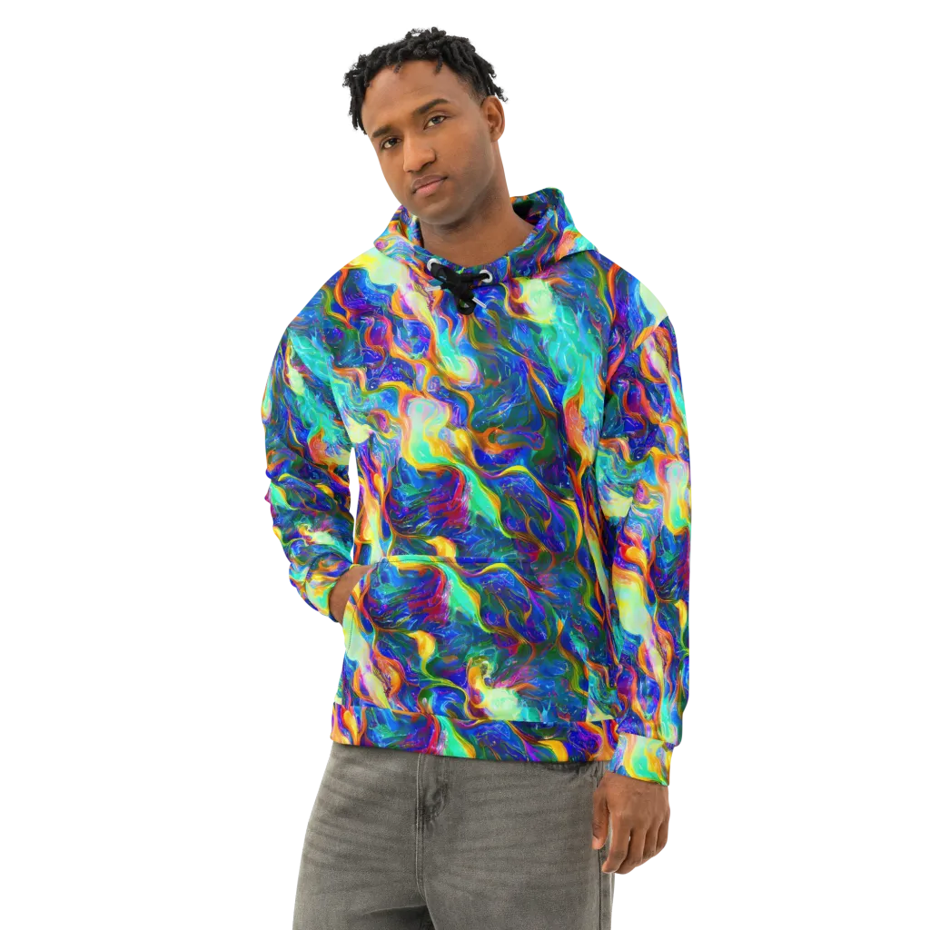 Mango Glasshouse on Cotton Hoodie — Left Front