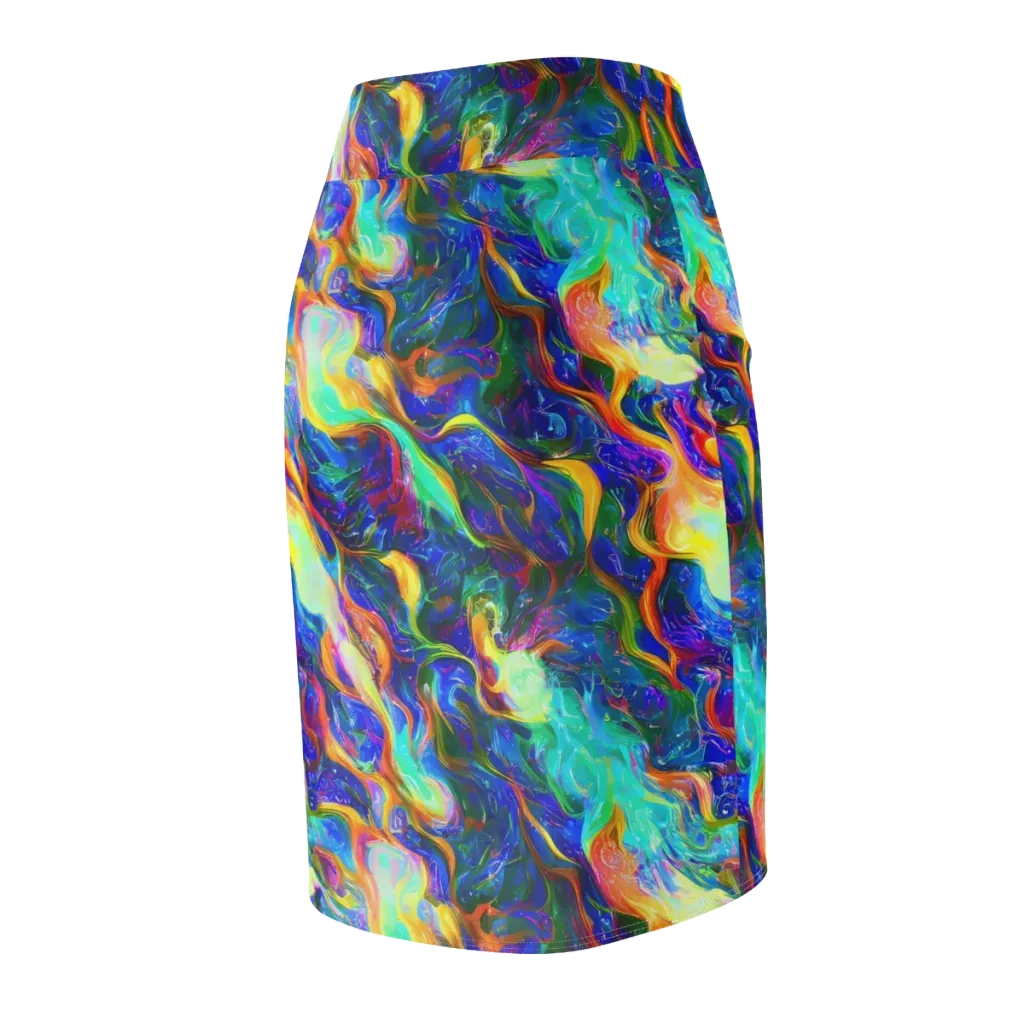 Mango Glasshouse on Pencil Skirt — Back Side