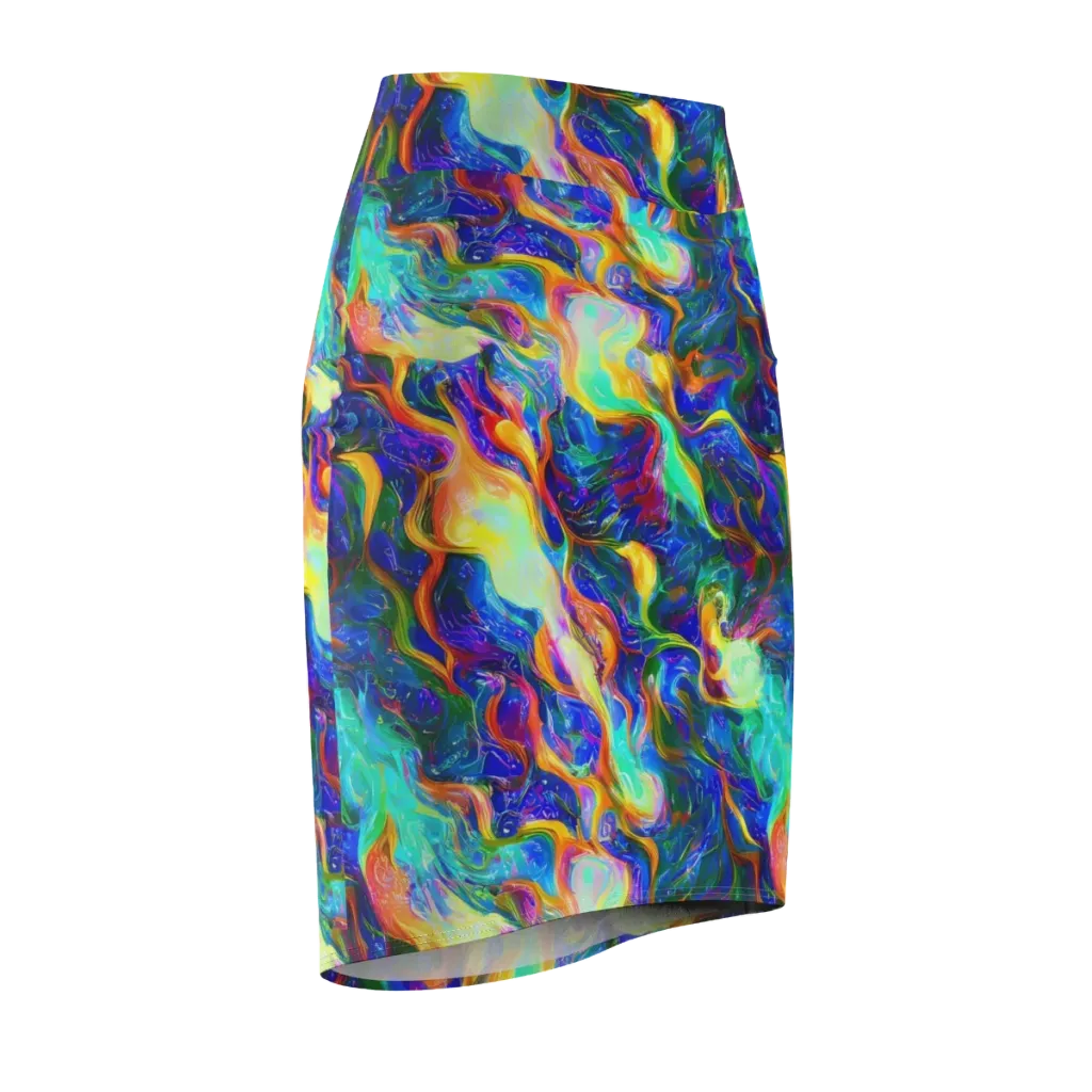 Mango Glasshouse on Pencil Skirt — Front Side