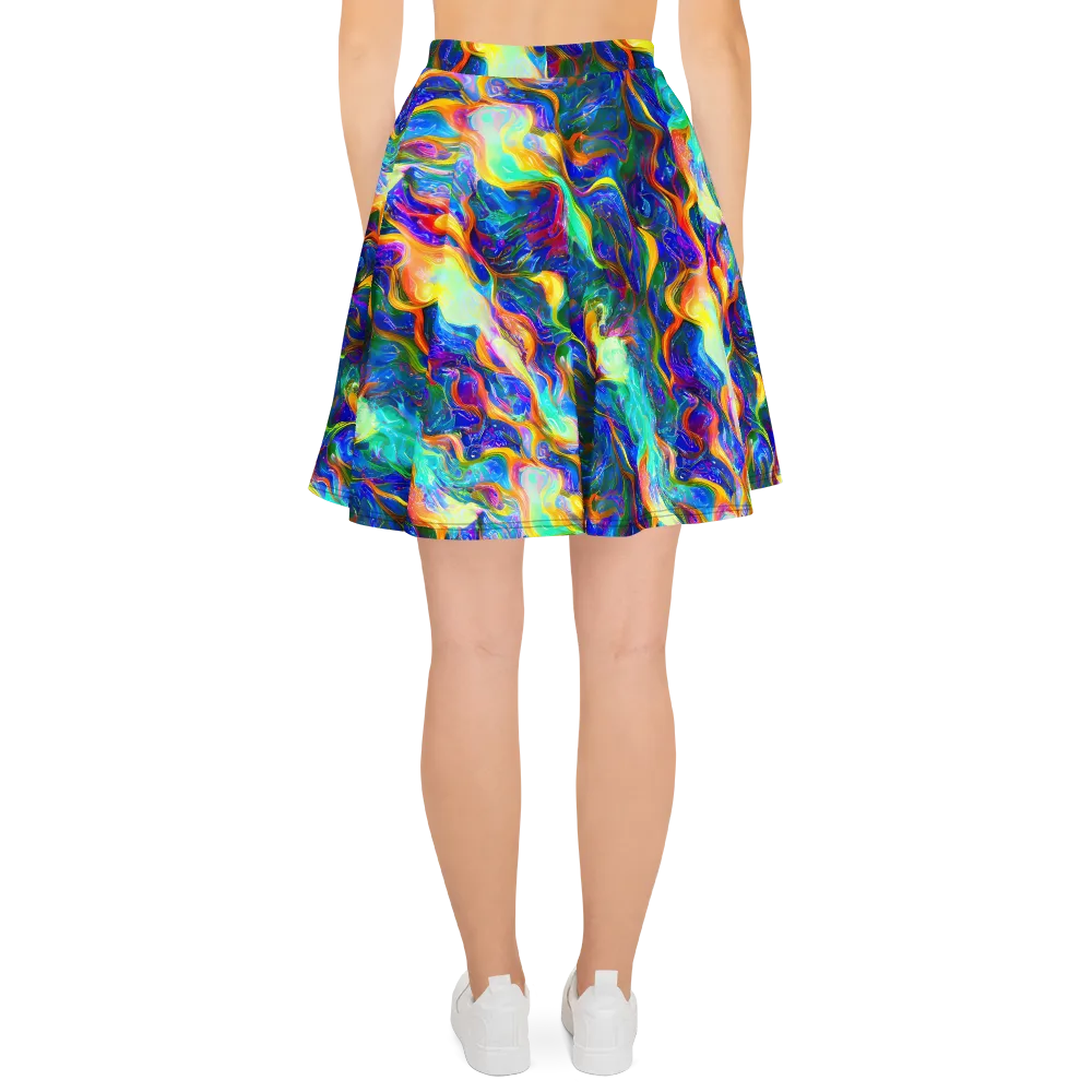 Mango Glasshouse on Skater Skirt — Back