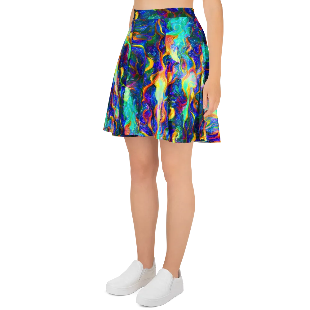 Mango Glasshouse on Skater Skirt — Left