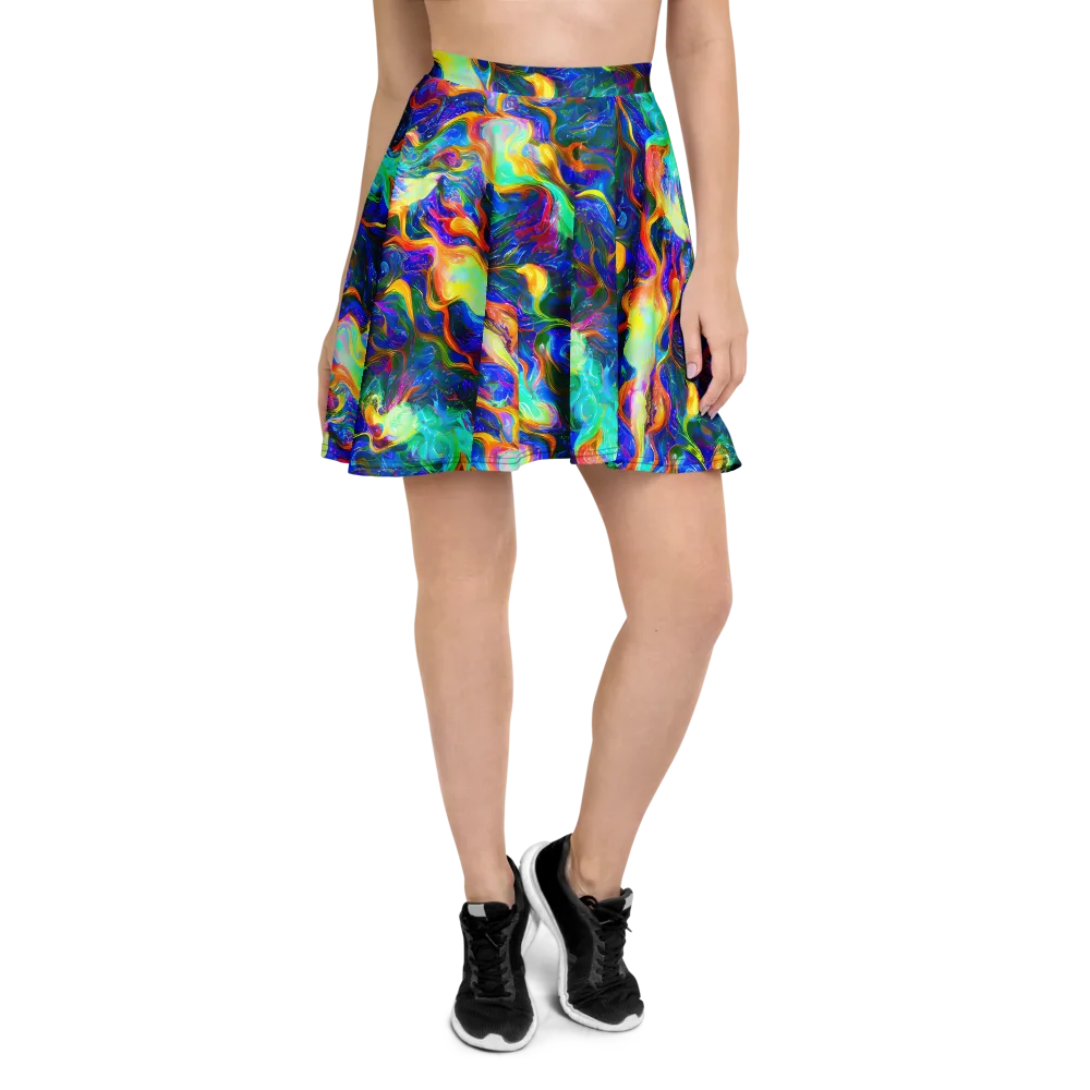 Mango Glasshouse on Skater Skirt — Front