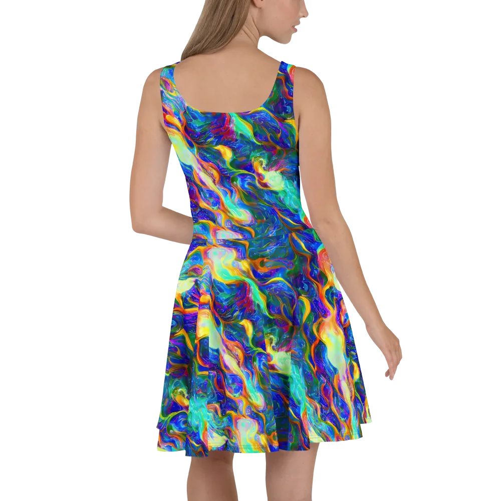 Mango Glasshouse on Skater Dress — Back