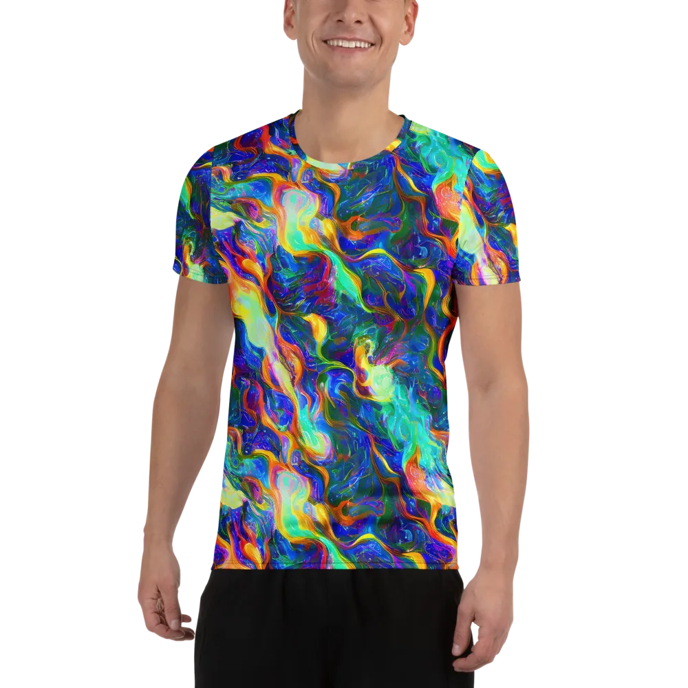 Mango Glasshouse on Men's Athletic T-Shirt — Front